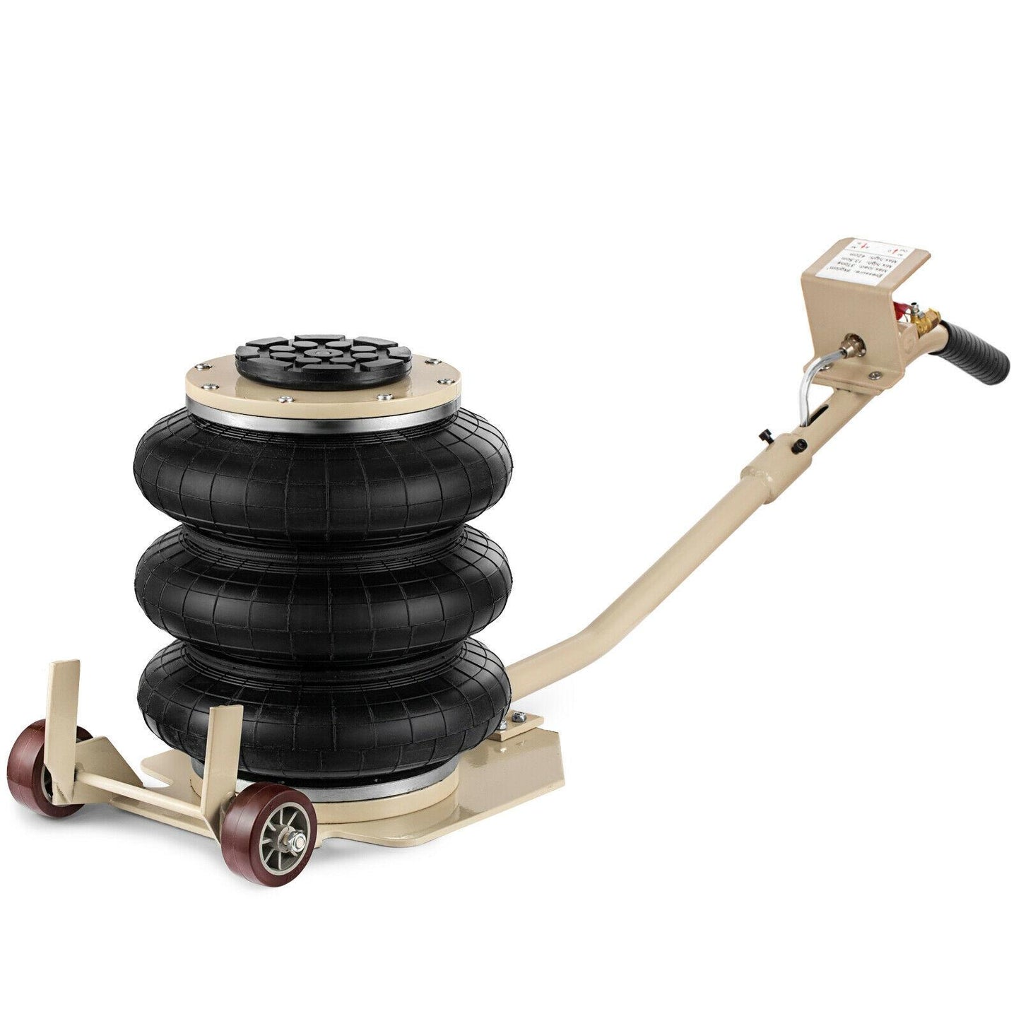 Triple Bag Air Jack 3 Ton Pneumatic Lift Car Repair Inflatable Bladder Jack