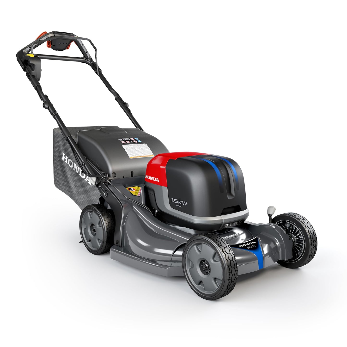 HRX-BE 21-Inch Walk Behind 12 AH Battery Powered Lawn Mower with 2 Battery Bays, Variable Speed Self Propelled Lawn Mower with 2.2 Bushel Capacity, Easy-Off Grass Bag (HRX217YXBEXA6)