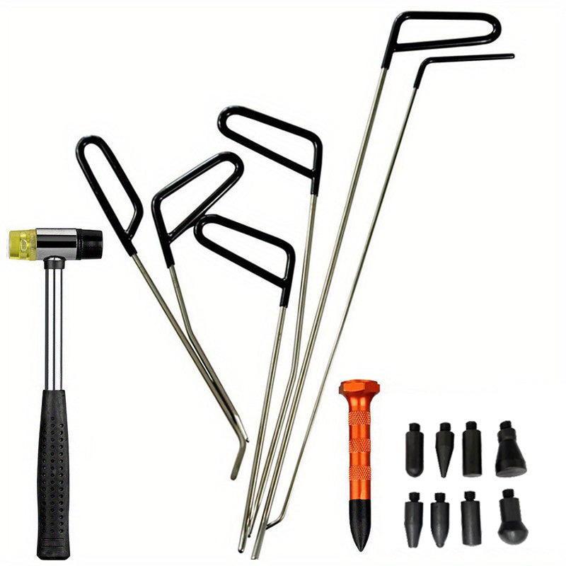Car Body Sheet Metal Paintless Dent Repair Kit Professional Workshop Automotive Hail Pit Removal Slide Hammer Remover Set