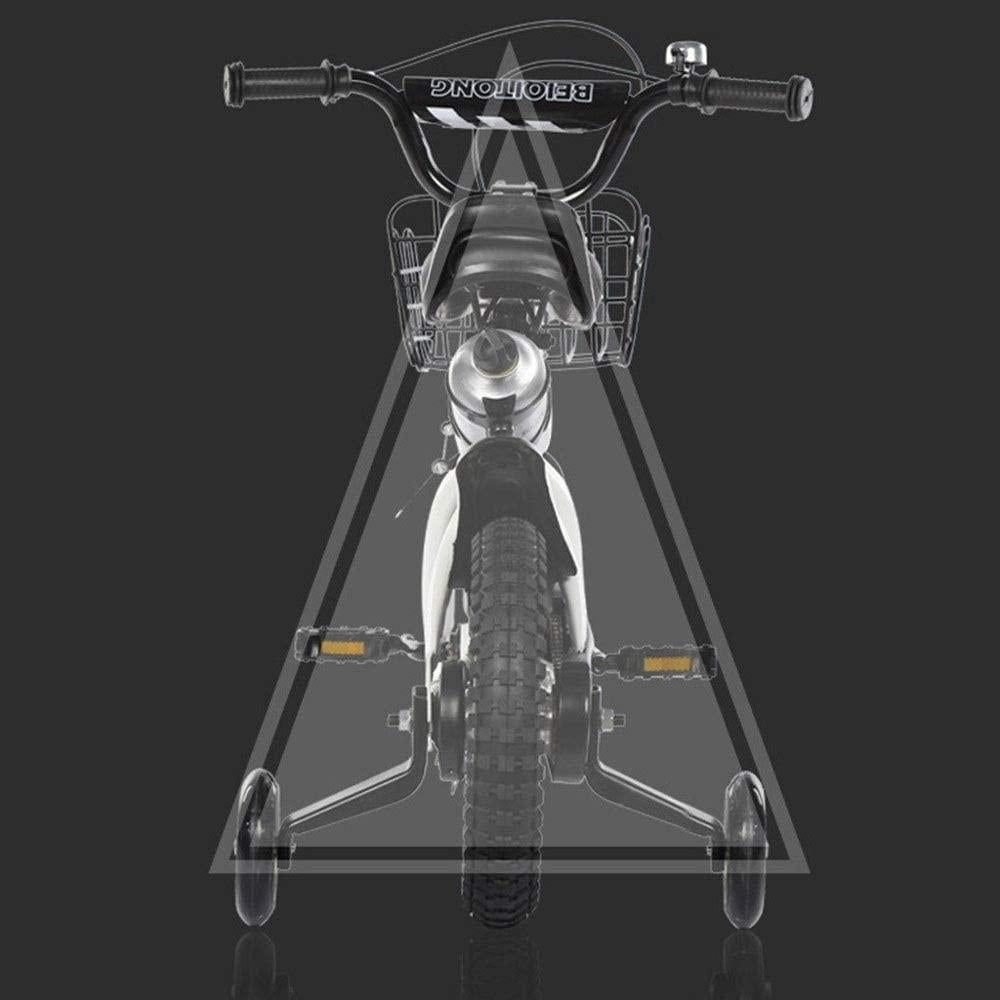 JLFSDB Kids Bike BMX Bike for Kids Boys Girls Bicycle Boys Girls Kids Bike with Hand Brake and Basket for 3-9 Years Girls, 12 14 16 18 Inch Youth Bike with Training Wheels, Children Bicycle