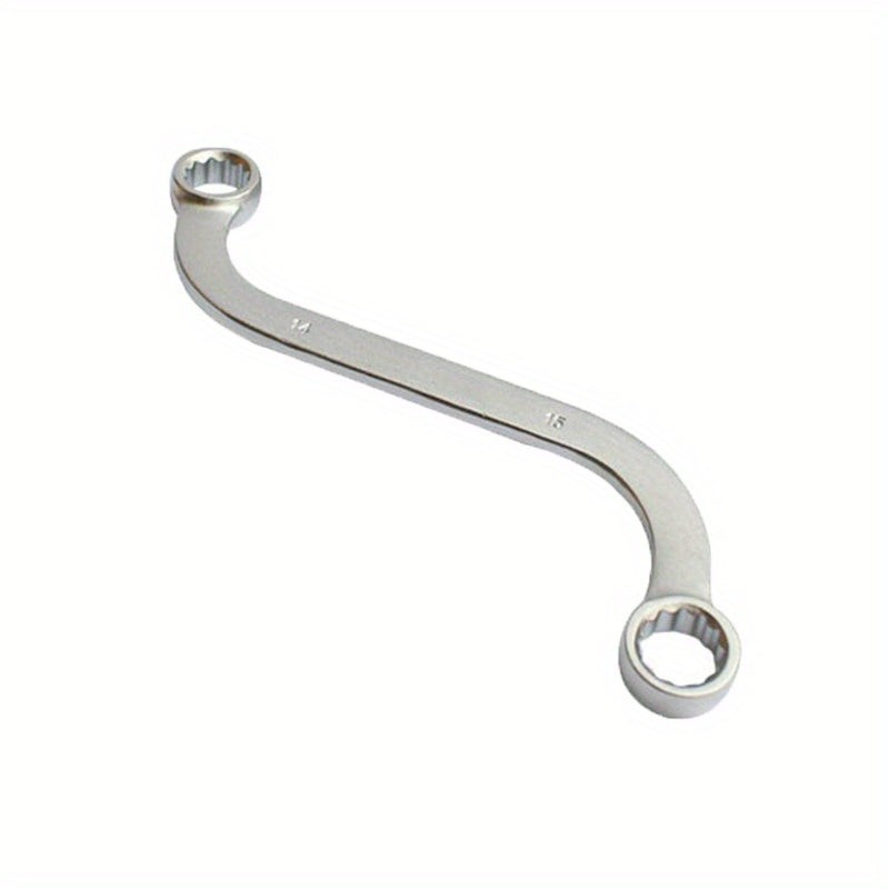 5Pcs S Type 10-19mm 12-Point Box Ends Double-Headed Special-Shaped Fastening Wrench Car Repair Tool S-Shaped Spanner Hardware