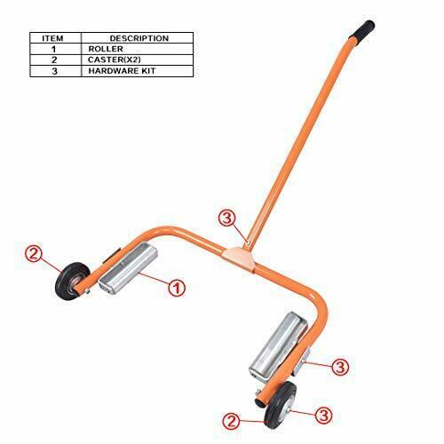 DY015 Portable Tire Wheel Dolly Truck Tire Dolly For Easy Lift Tire DollyWide...