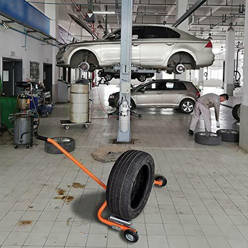 DY015 Portable Tire Wheel Dolly Truck Tire Dolly For Easy Lift Tire DollyWide...