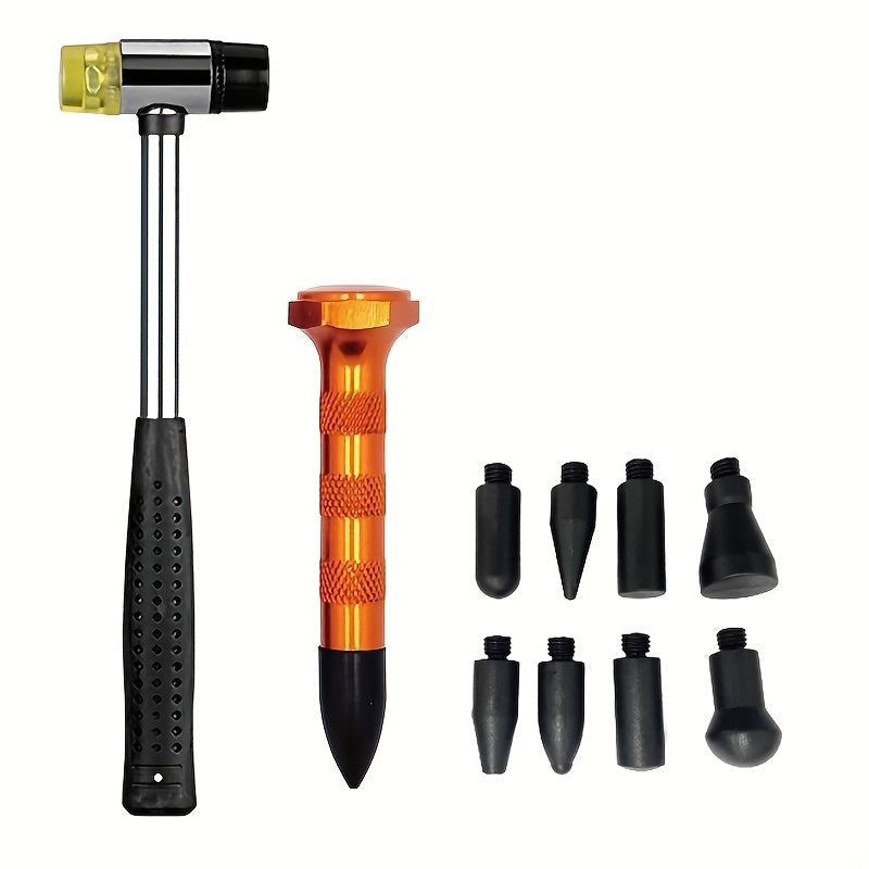 Car Body Sheet Metal Paintless Dent Repair Kit Professional Workshop Automotive Hail Pit Removal Slide Hammer Remover Set