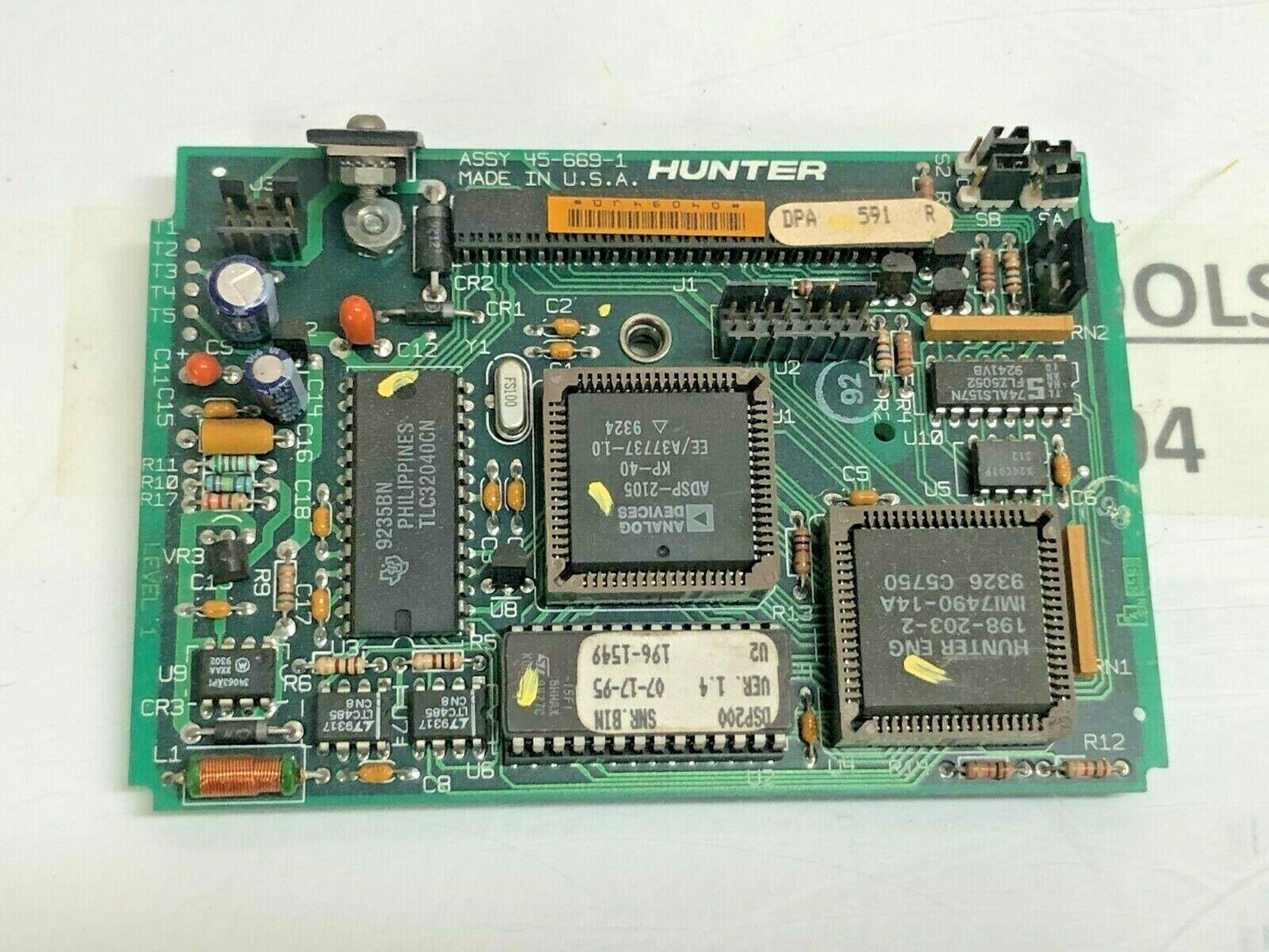 Hunter Alignment Engineering Board DSP200 Head 45-669-1 P59