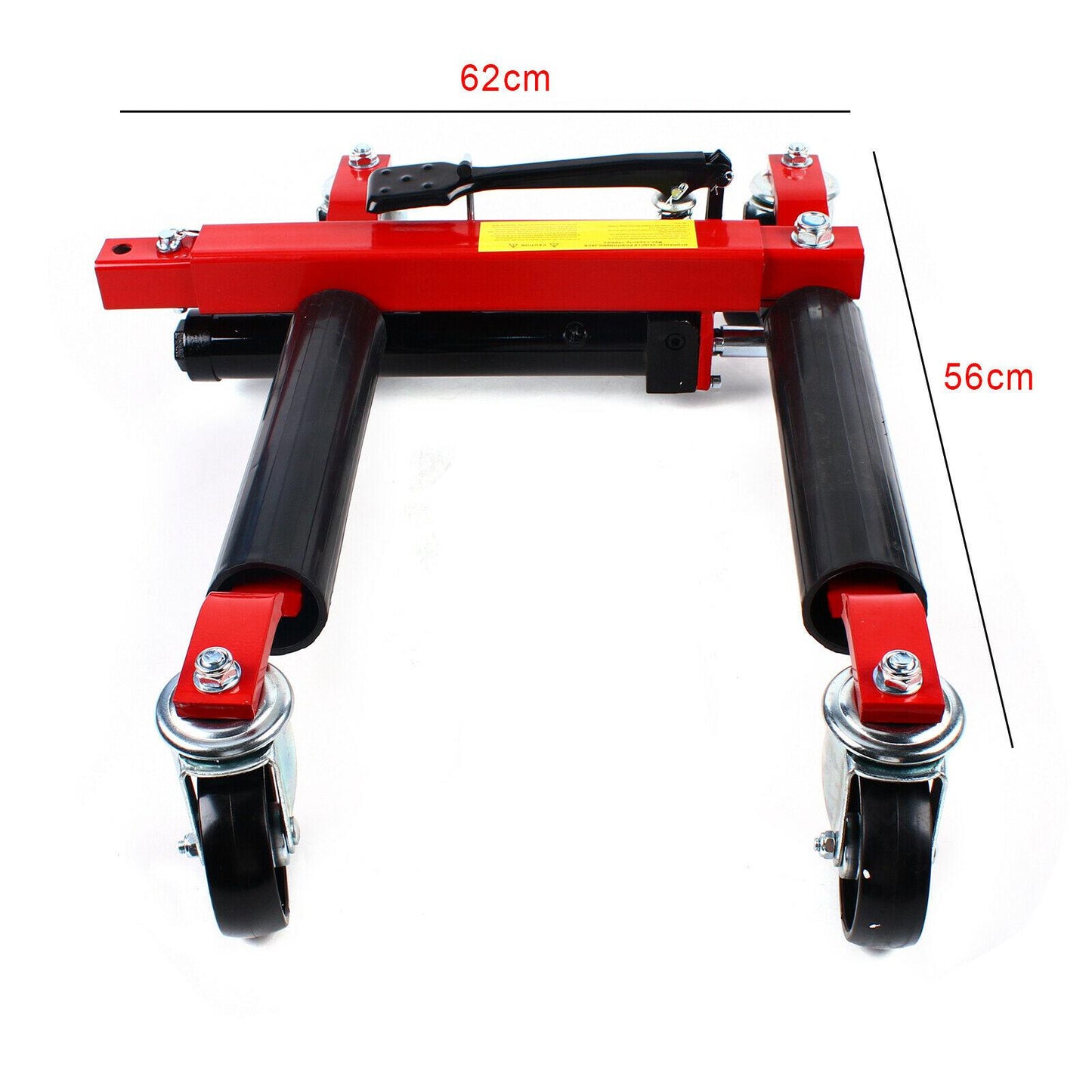 4400lbs Hydraulic Positioning Car Wheel Dolly Jack Lift Hoists Moving Vehicle