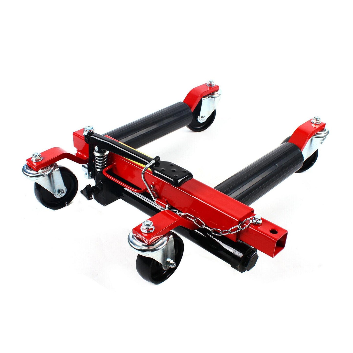 4400lbs Hydraulic Positioning Car Wheel Dolly Jack Lift Hoists Moving Vehicle