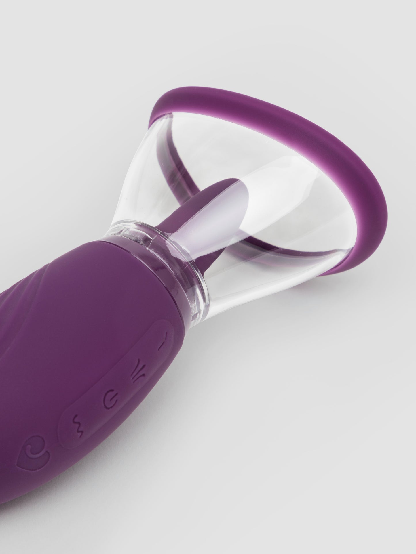Lovehoney Lick Me Vibrating Pussy Pump and Tongue Vibrator, Purple