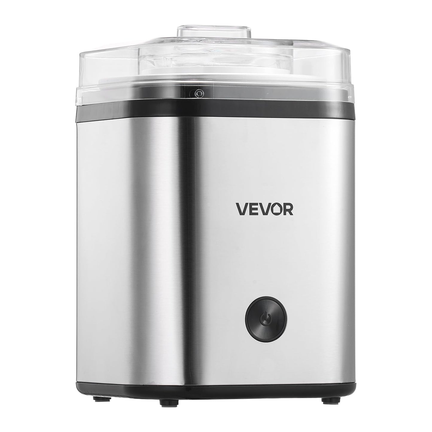 Ice Cream Maker, 2.11 Qt. LarCapacity, Electric Automatic Ice-Cream Machine, with Easy Operation & Cleaning,  Steel Shell, for Homemade Frozen Yogurt, Fruit Sorbet, Gelato, Silver
