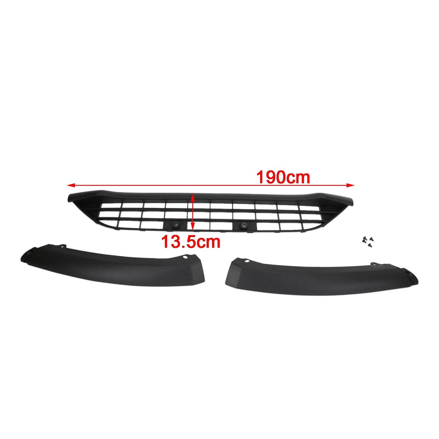 15-18 Ford Focus Valance Panel Front Bumper Lower Grill F1EZ17626 FO1095266 Generic