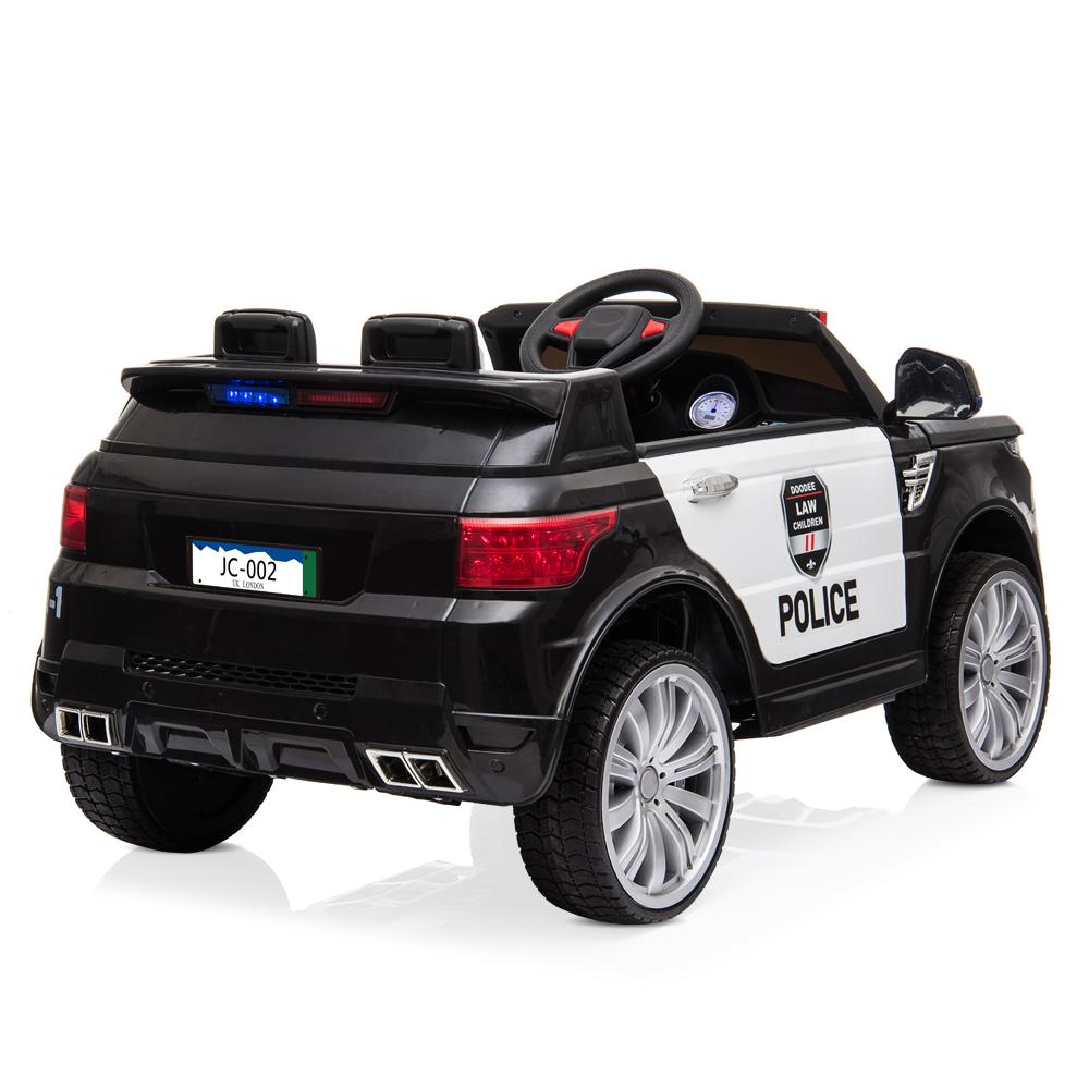 12V Kids Police Ride On Car Electric Cars 2.4G Remote Control, LED Flashing Light, Music & Horn.