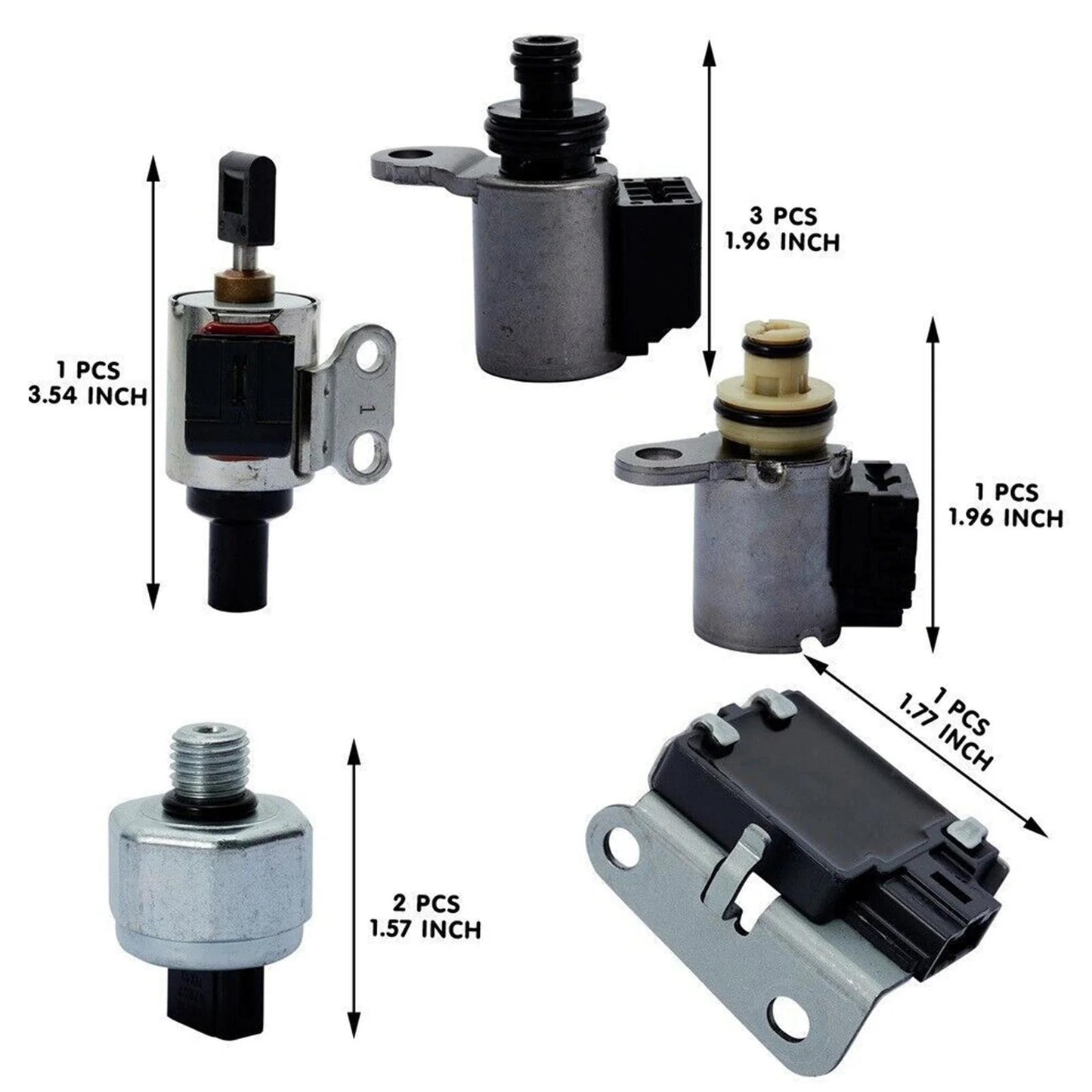 2007-2010 Nissan Sentra L4 2.0L MR20DE Engine/ 2.5L QR25DE Engine CVT Transmission Solenoid Valve Kit 33446-JF011 203452A 33435J Generic