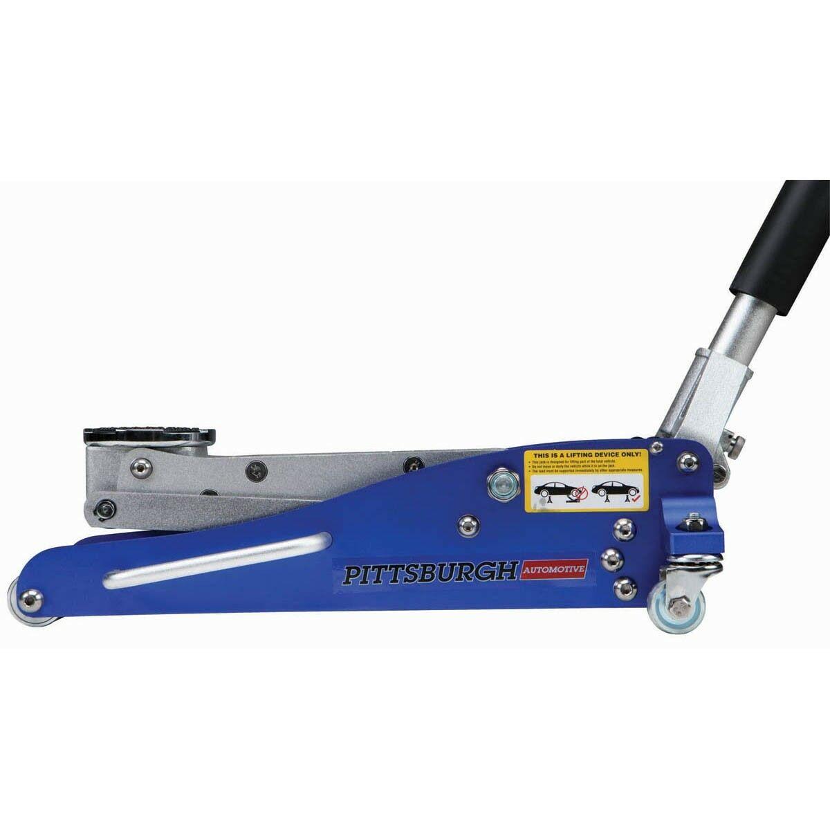 1.5 Ton Floor Jack Aluminum Racing with Rapid Pump Lifts Vehicles GaraRaise
