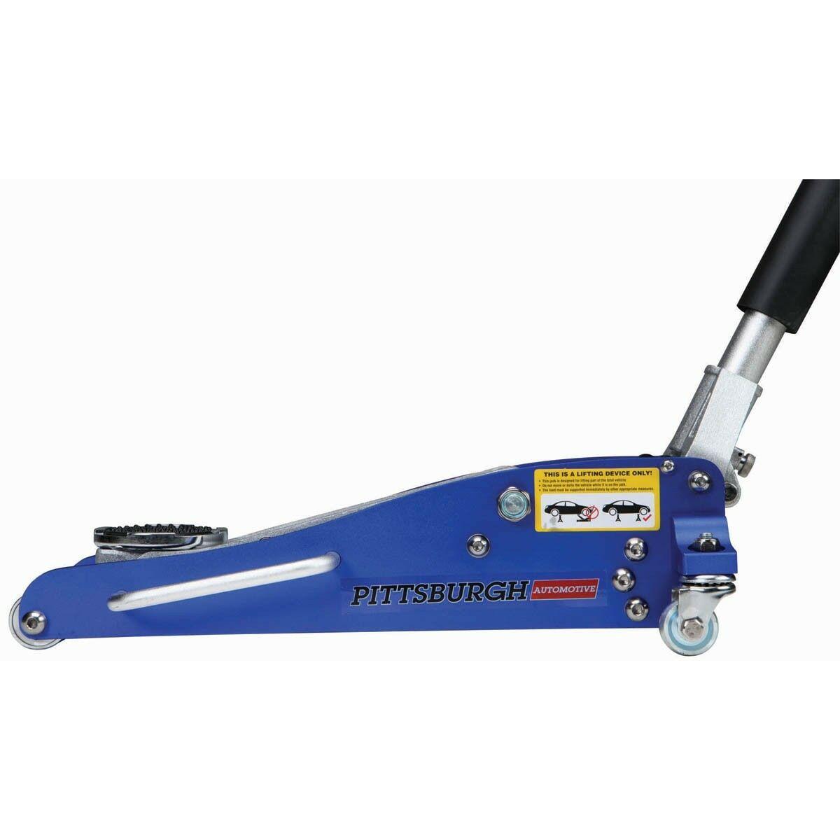 1.5 Ton Floor Jack Aluminum Racing with Rapid Pump Lifts Vehicles GaraRaise