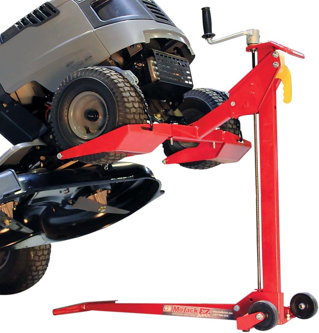 EZ MAX 45001 Residential Riding Lawn Mower Lift - 450 Pound Lift Capacity, Zero Turn Radius Mowers, for Safe &amp; Efficient Maintenance