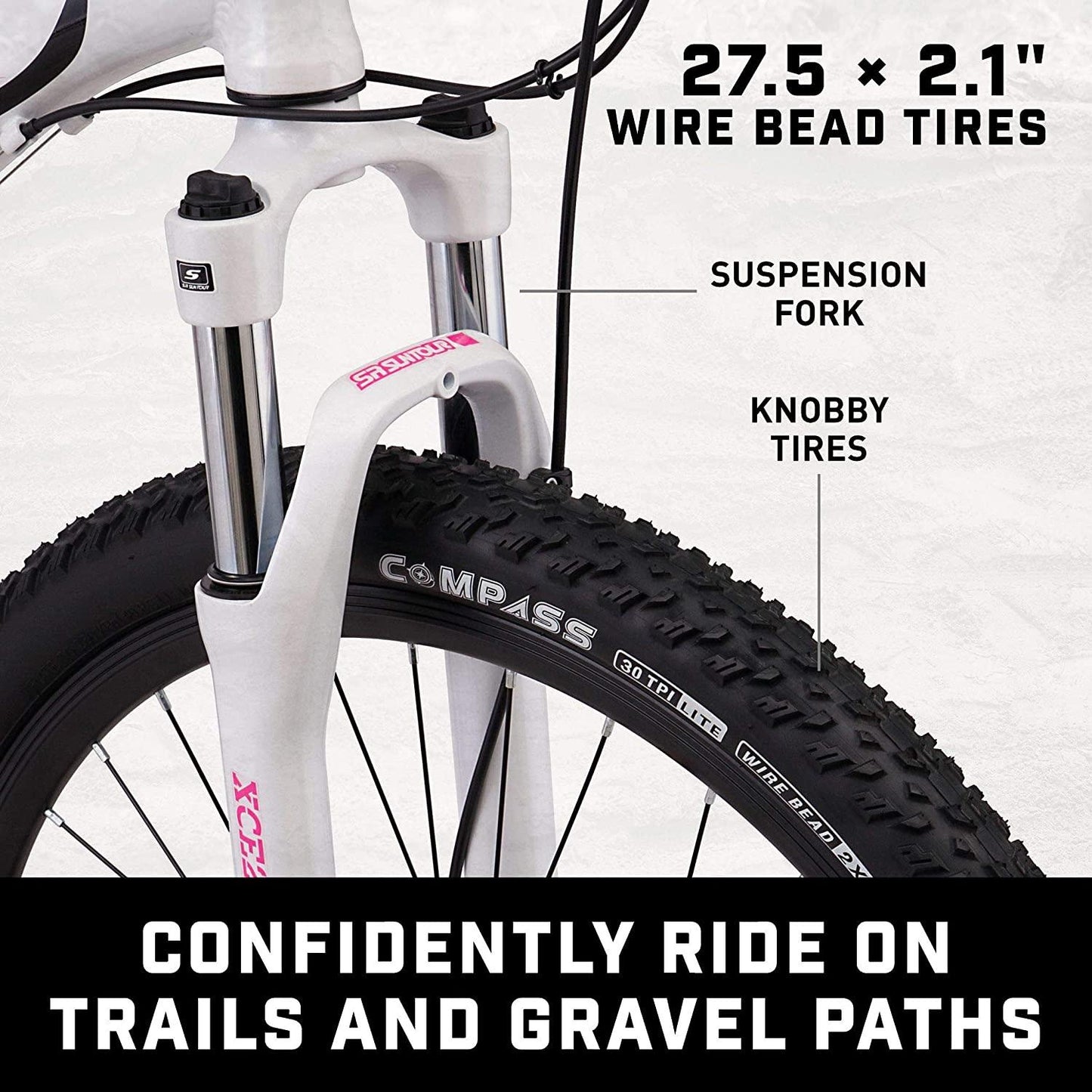 Mongoose Switchback Adult Mountain Bike, 8-21 Speeds, 27.5-Inch Wheels, Aluminum Frame, Disc Brakes, Multiple Colors