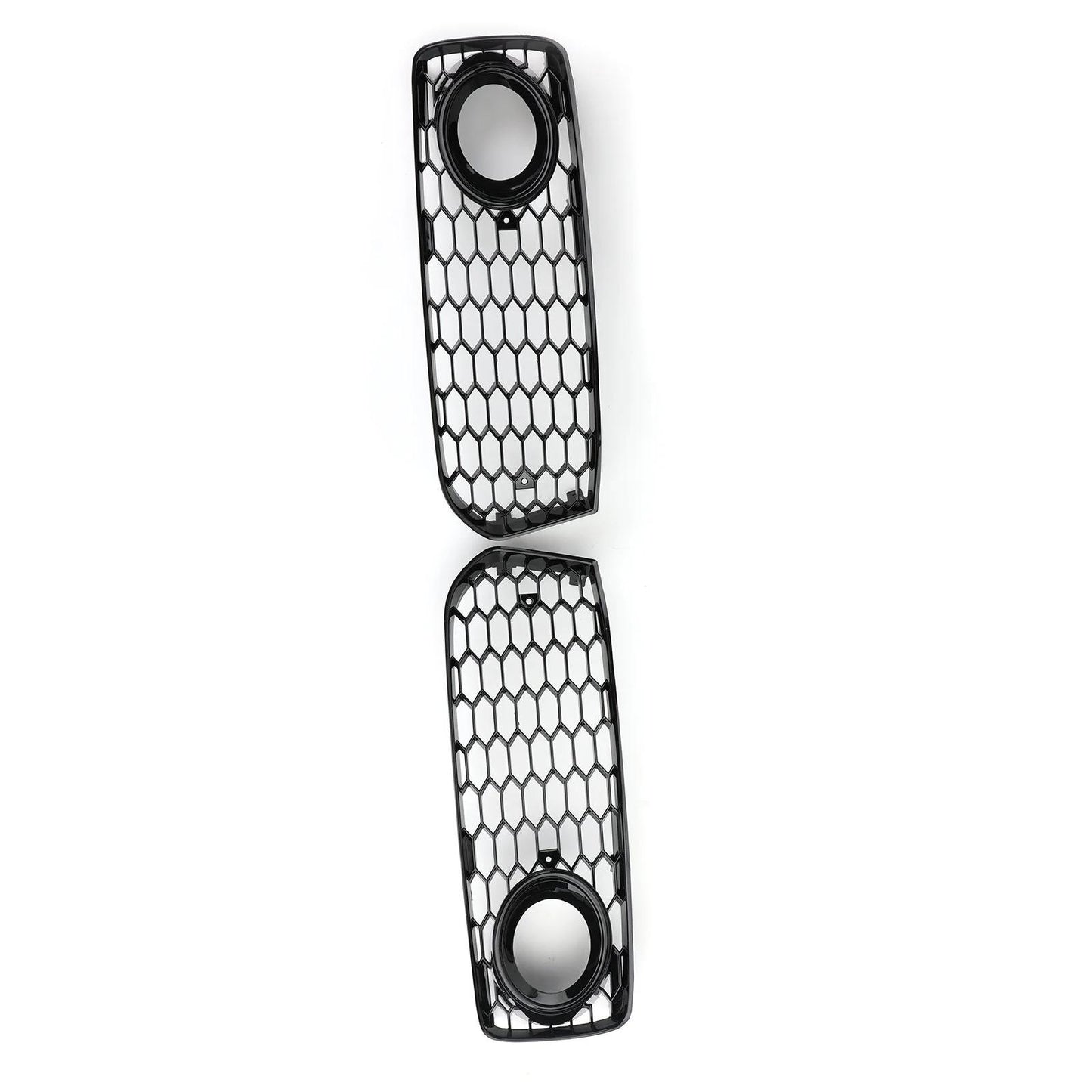 2x Fog Light Grill Grille Black Trim For Audi A5 S-Line S5 B8 RS5 2008-2012 Generic