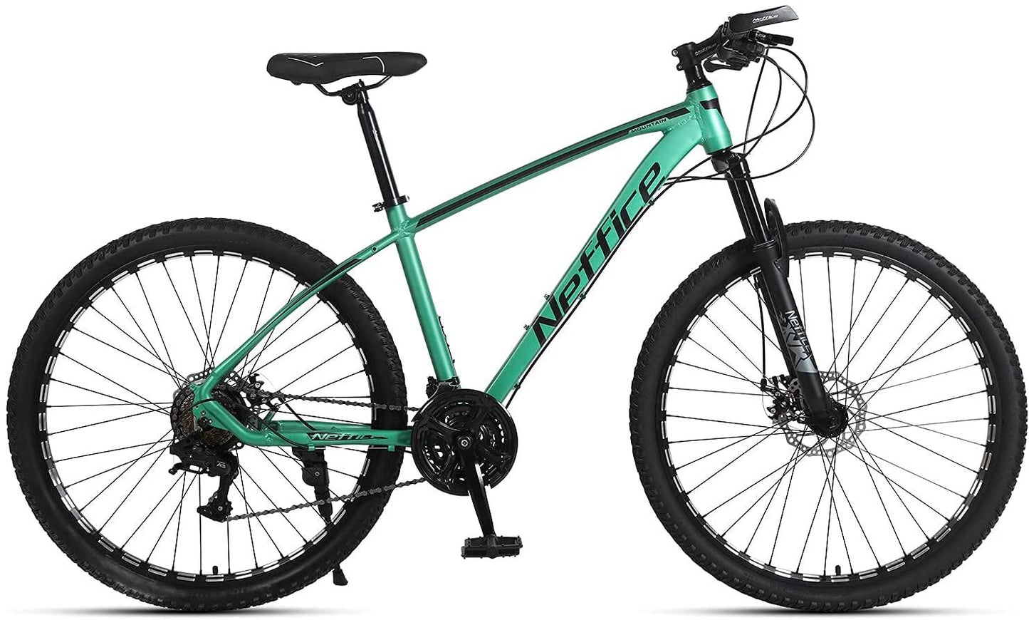 27.5 2.1" Mountain Bike Mens 24 Speed Rear Derailleur,High-Strength Aluminum Frame, Trigger Shift Bicycle US Stock