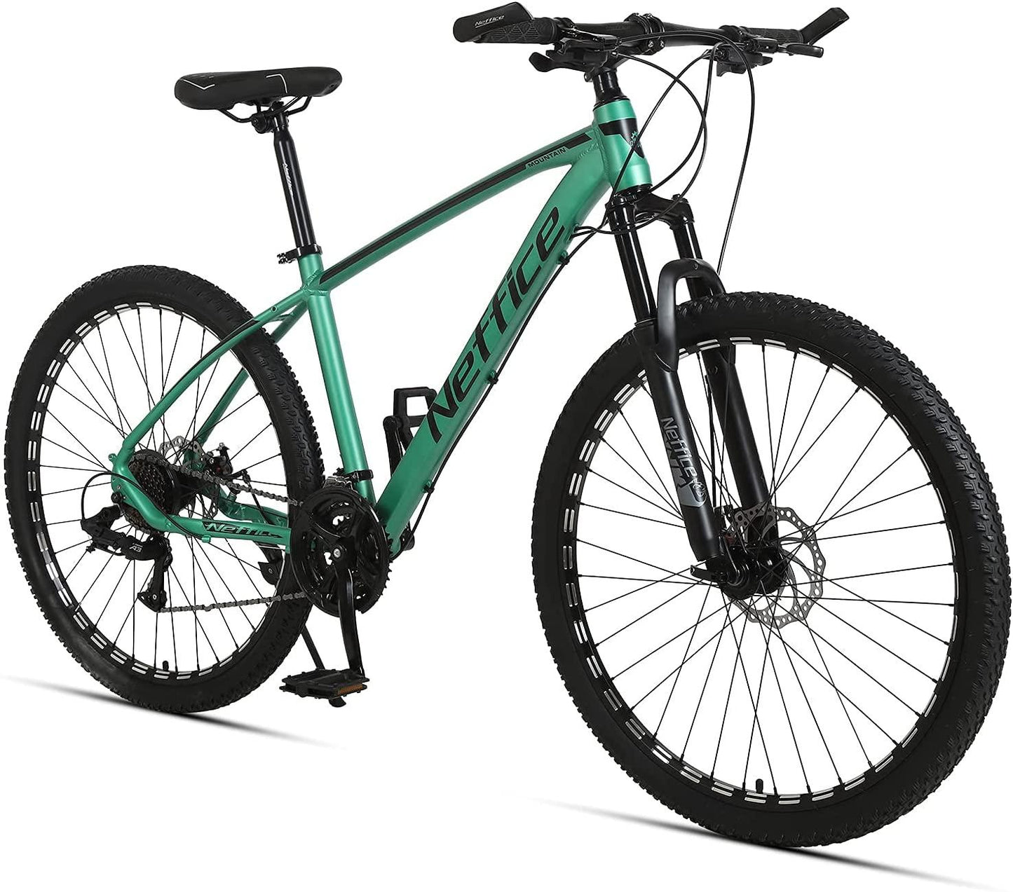 27.5 2.1" Mountain Bike Mens 24 Speed Rear Derailleur,High-Strength Aluminum Frame, Trigger Shift Bicycle US Stock
