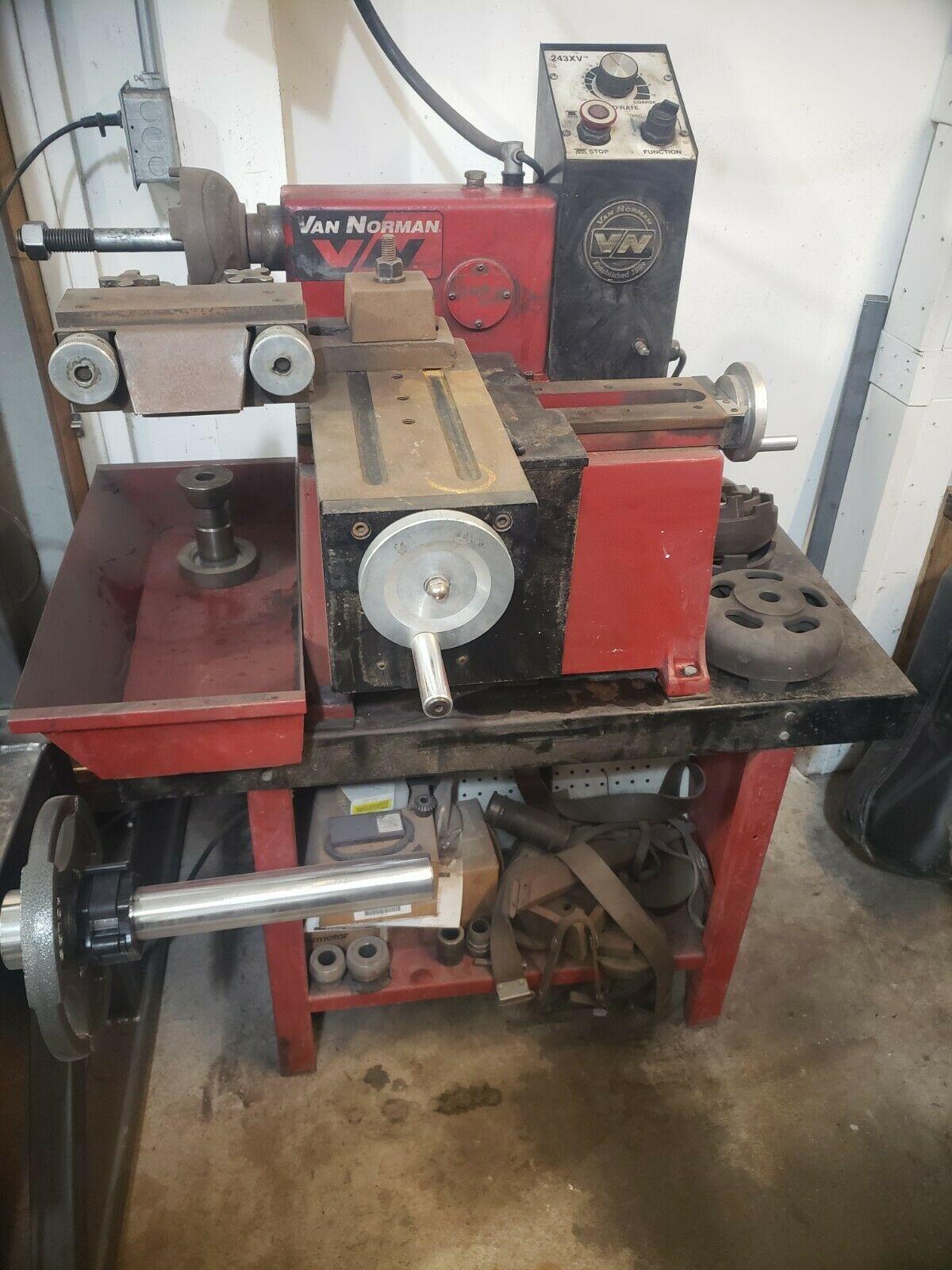 Van Norman 243 Disc & Drum Brake Law/ Bench & Adapters Variable Speed Feed