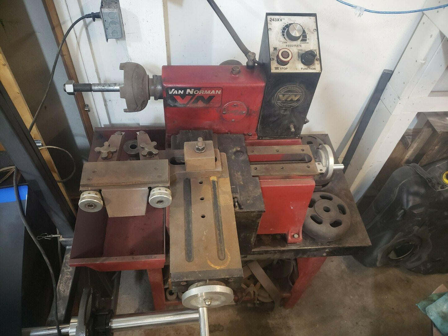 Van Norman 243 Disc & Drum Brake Law/ Bench & Adapters Variable Speed Feed