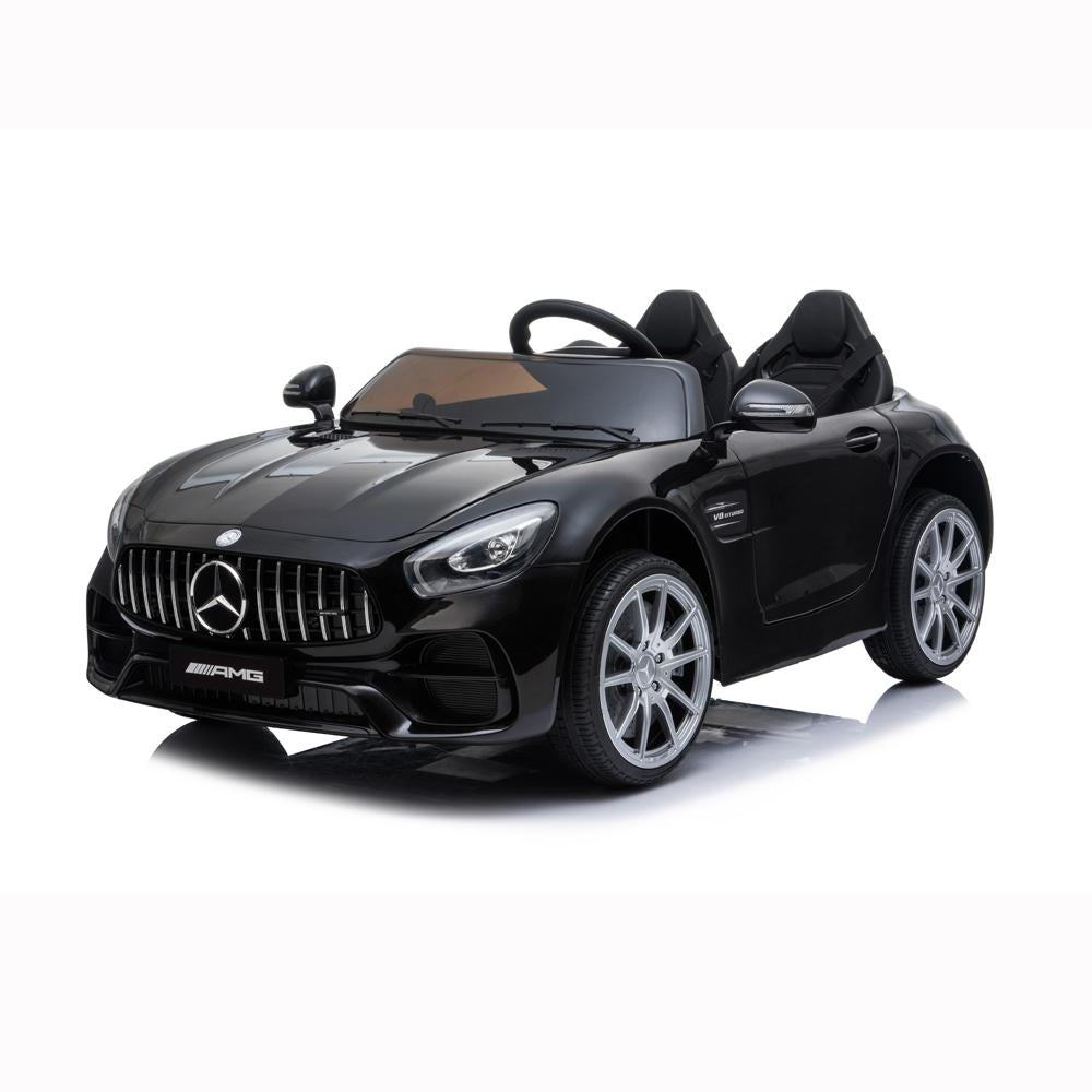 Lowestbest Electric Cars for Kids, Black 12V Kids Battery Powered Ride On Car w/ Remote Control, LED Lights, MP3 Player, 3 Speeds, Best Gift for Boy & Girls