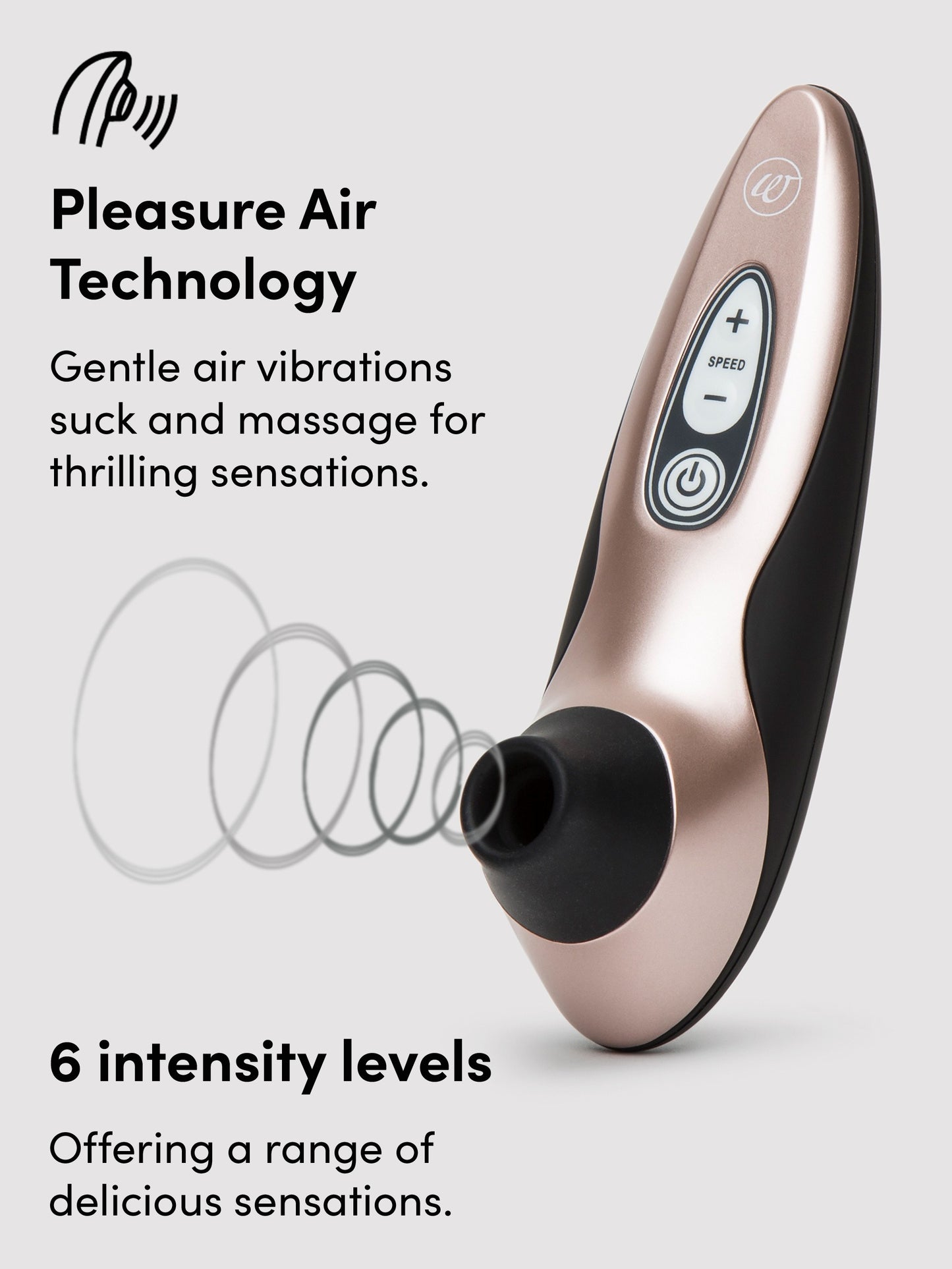 Womanizer X Lovehoney Pro40 Rechargeable Clitoral Stimulator, Black | Black