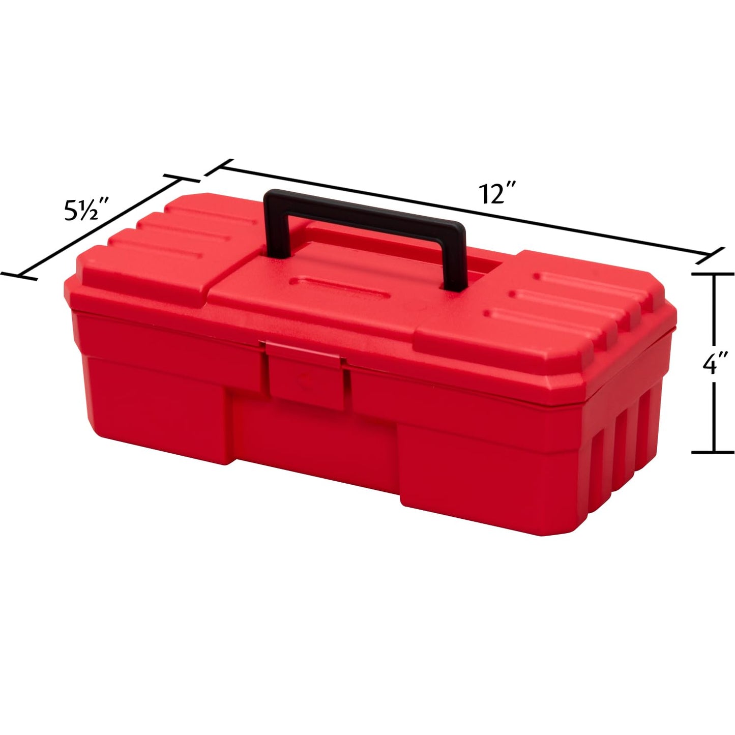 12-Inch ProBox Plastic Toolbox for Tools, Hobby or Craft StoraToolbox, Model 09912, (12-Inch x 5-1/2-Inch x 4-Inch), Red