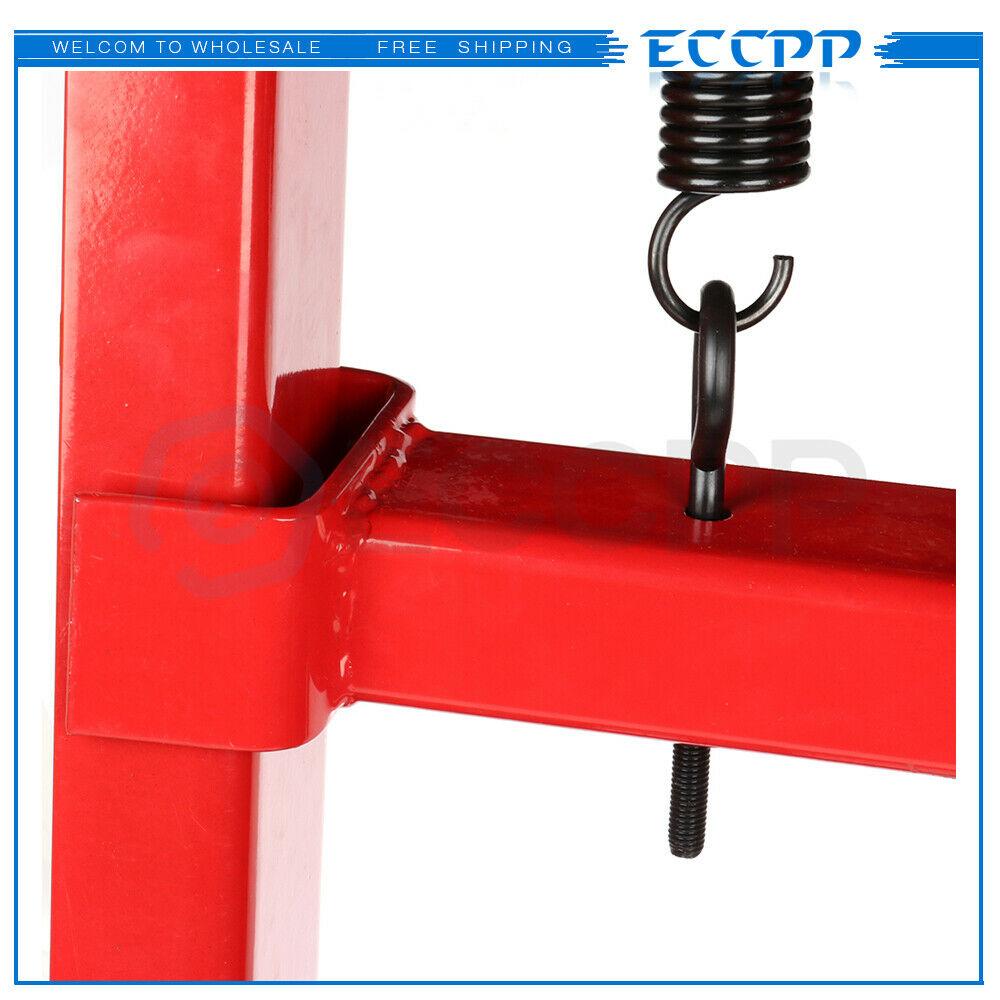 ECCPP Hydraulic Shop Press 12-Ton Bench Top Mount with Plates H Frame Jack Stand