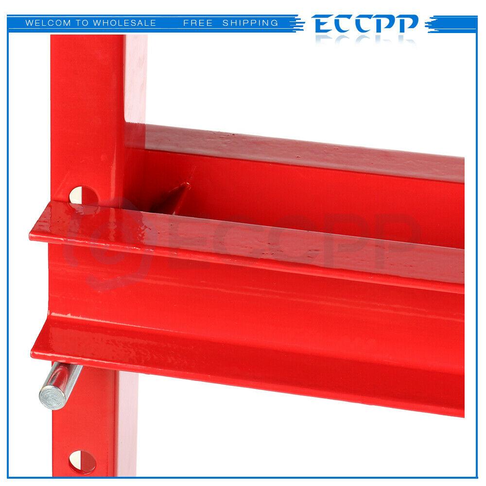 ECCPP Hydraulic Shop Press 12-Ton Bench Top Mount with Plates H Frame Jack Stand