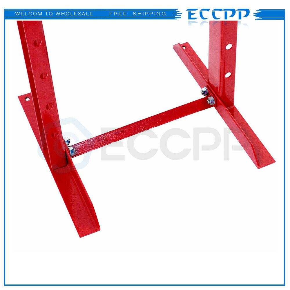 ECCPP Hydraulic Shop Press 12-Ton Bench Top Mount with Plates H Frame Jack Stand