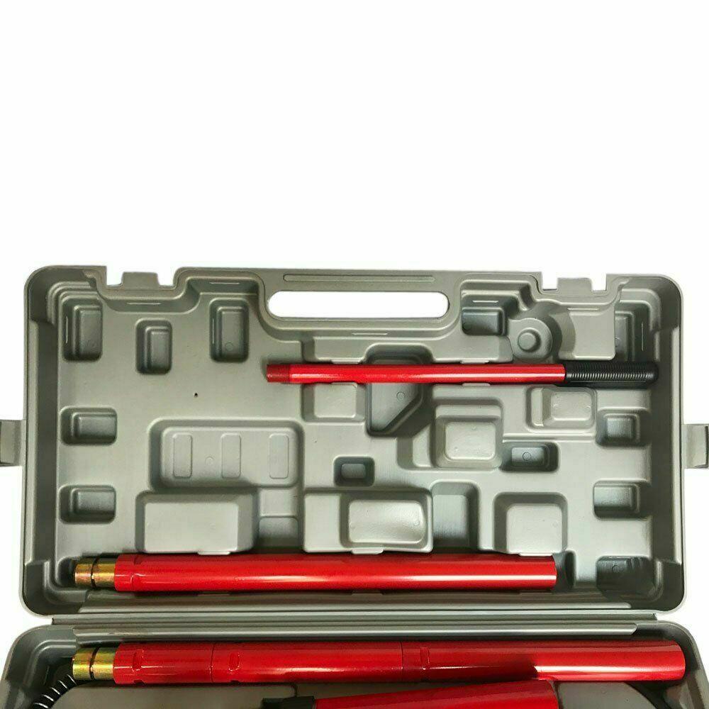 10 Ton Hydraulic Power Car Van Jack Body Frame Repair Kit Auto Car Tool with Box