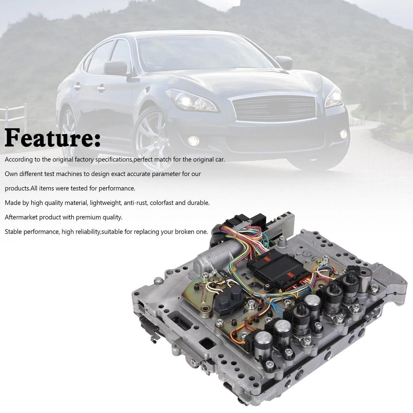 2012-2023 Nissan Nv1500 Nv2500 Nv3500 RE5R05A Valve Body Solenoid w/ TCM Generic