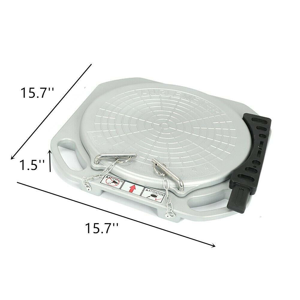 2 Wheel Durable Car Front End Wheel Alignment Turntable Turn Plates Tools