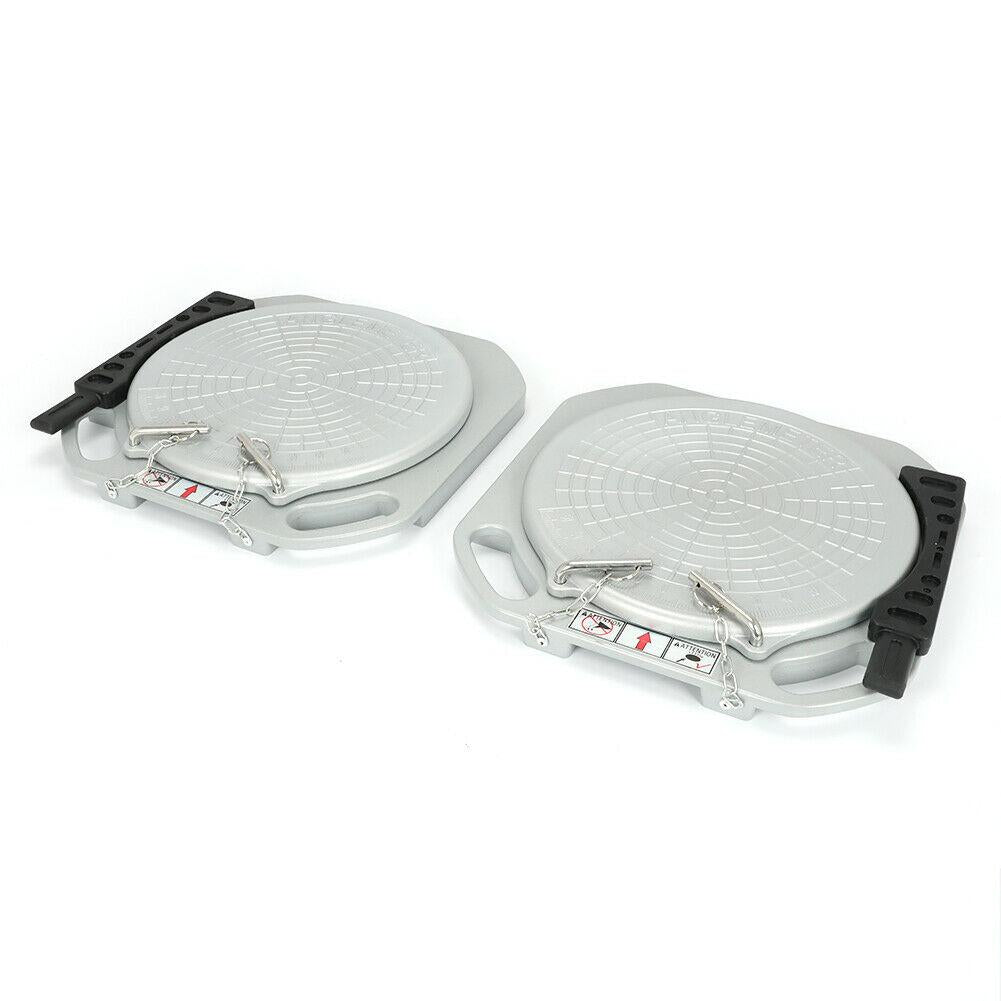 2 Wheel Durable Car Front End Wheel Alignment Turntable Turn Plates Tools
