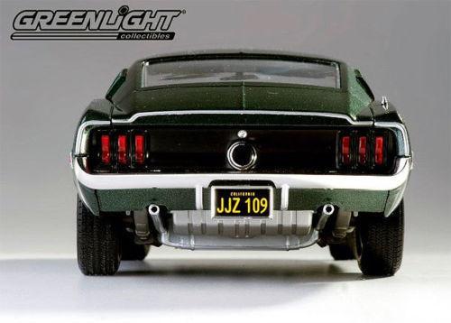 GREENLIGHT 1:18 STEVE McQUEEN BULLITT - 1968 FORD MUSTANG DIECAST TOY CAR 12822