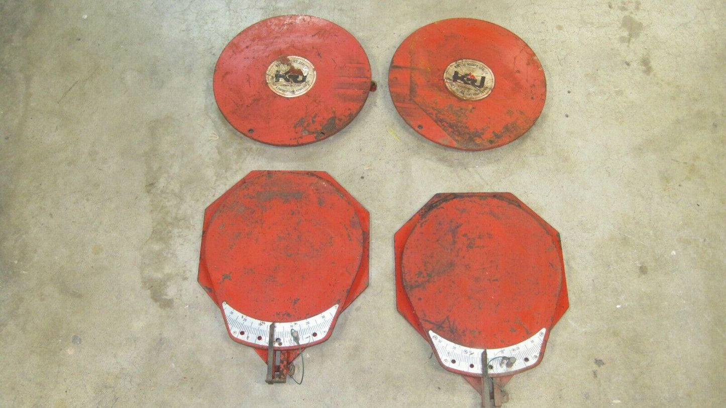 KANSAS JACK WHEEL ALIGNMENT TURNTABLES 4 WHEEL