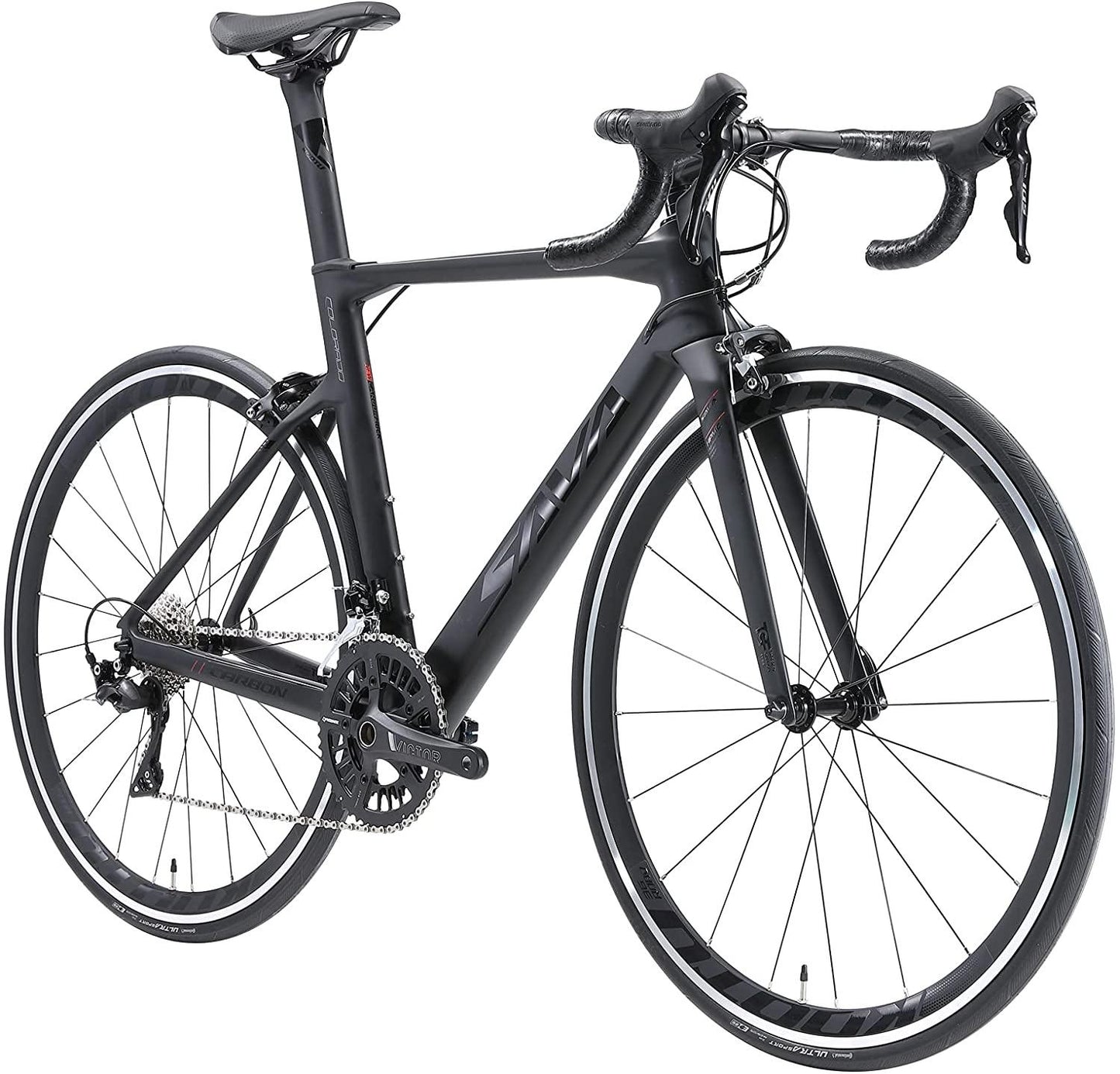 SAVADECK Carbon Road Bike, Windwar5.0 Carbon Fiber Frame 700C Racing Bicycle with 105 22 Speed Groupset Ultra-Light Bicycle