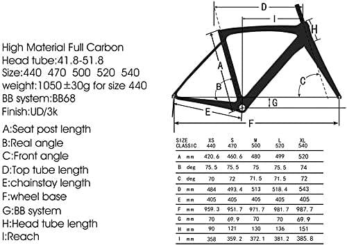 SAVADECK Carbon Road Bike, Windwar5.0 Carbon Fiber Frame 700C Racing Bicycle with 105 22 Speed Groupset Ultra-Light Bicycle