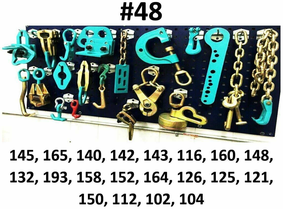 SET#48 - 20 PIECE TOOLS AND CLAMPS AUTO BODY FRAME MACHINE HEAVY DUTY TOOLS
