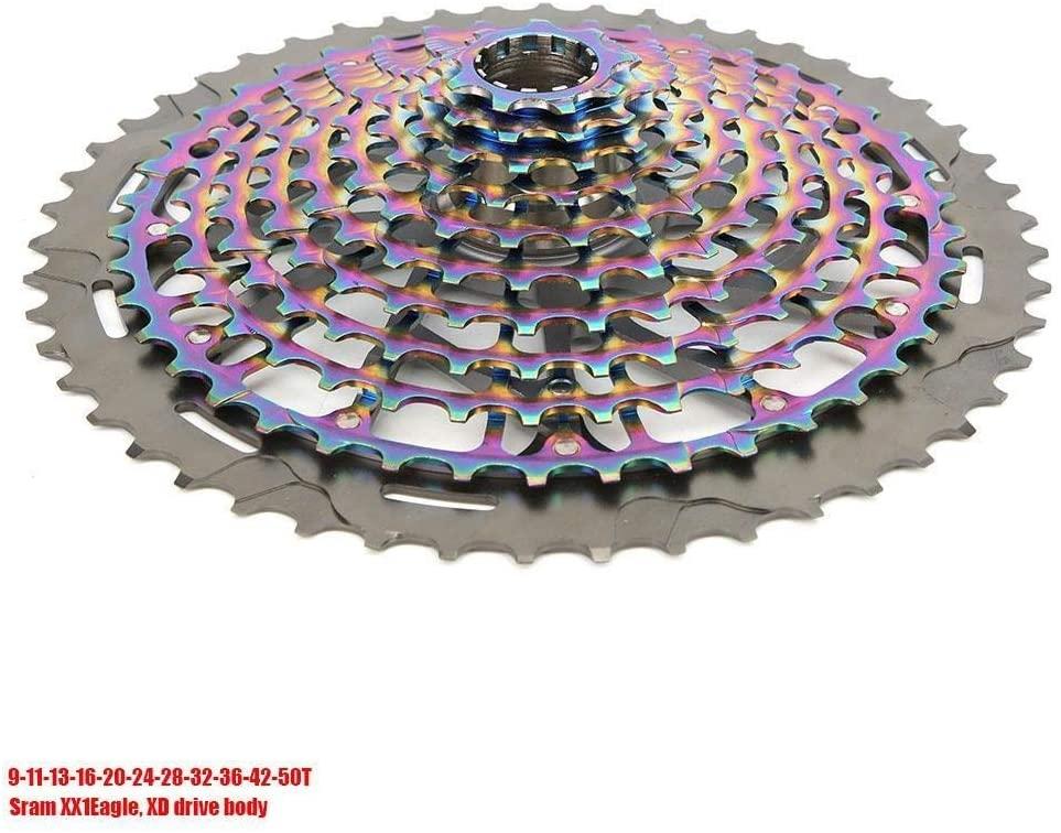 REOUG 9-50T 11 Speed Mountain Bike Freewheel Cassette Sprocket Bicycle Replacement Accessory
