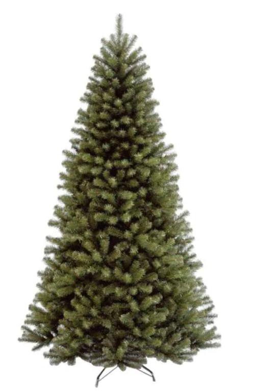 NIB National tree Company 7 Ft. North Valley Spruce Hinged