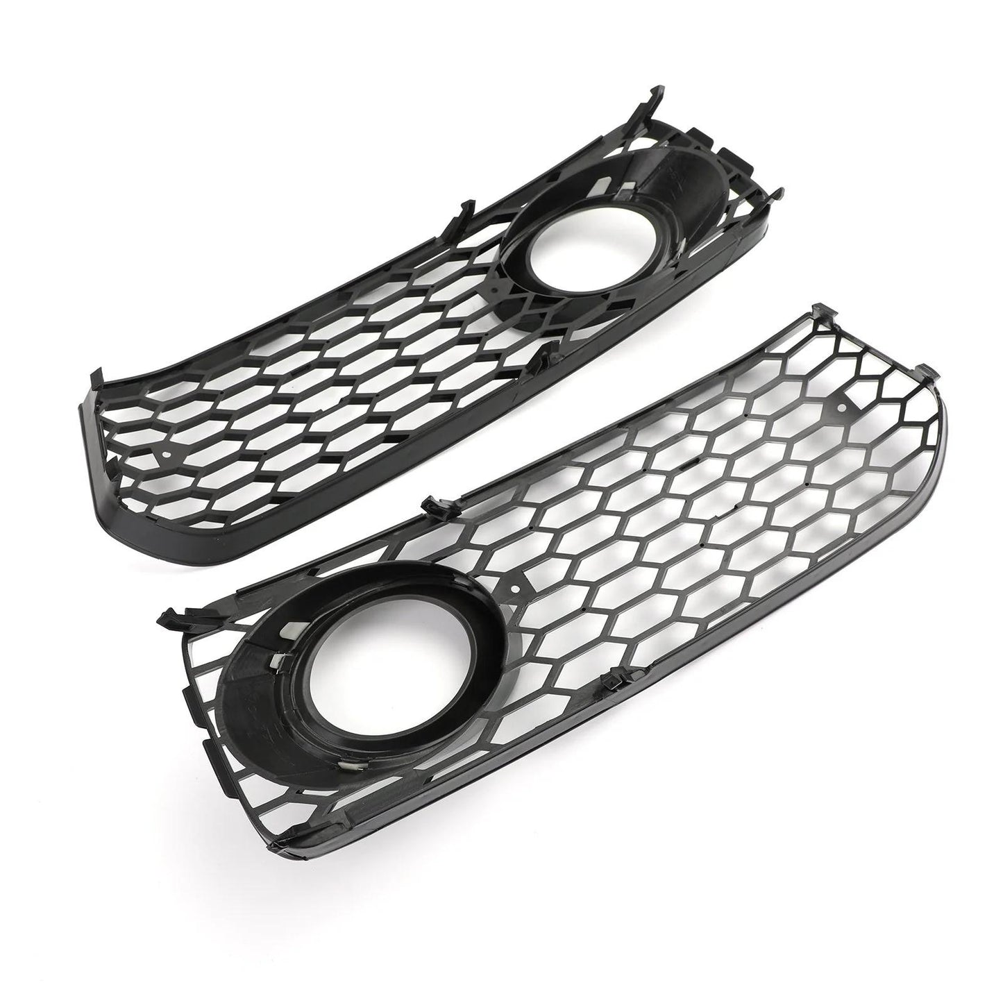 2x Fog Light Grill Grille Black Trim For Audi A5 S-Line S5 B8 RS5 2008-2012 Generic
