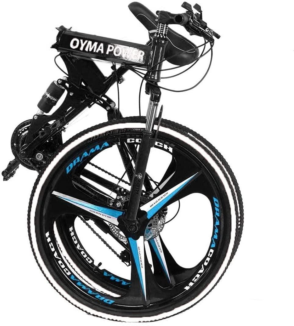 DSVF Mountain/Road Bike Carbon Steel 21 Speed Youth/Adult Bicycle, Aluminum Full Suspension Road Bike(700C/Three-knife Wheel), 26in Carbon Steel, Outdoor Fashionable Derailleur Mens/Womens Bikes