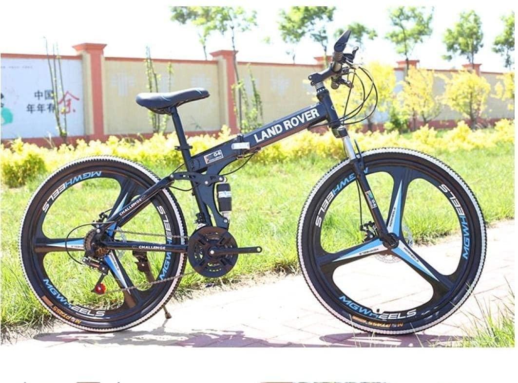 DSVF Mountain/Road Bike Carbon Steel 21 Speed Youth/Adult Bicycle, Aluminum Full Suspension Road Bike(700C/Three-knife Wheel), 26in Carbon Steel, Outdoor Fashionable Derailleur Mens/Womens Bikes
