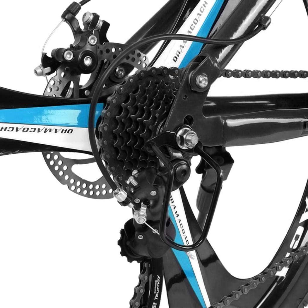DSVF Mountain/Road Bike Carbon Steel 21 Speed Youth/Adult Bicycle, Aluminum Full Suspension Road Bike(700C/Three-knife Wheel), 26in Carbon Steel, Outdoor Fashionable Derailleur Mens/Womens Bikes
