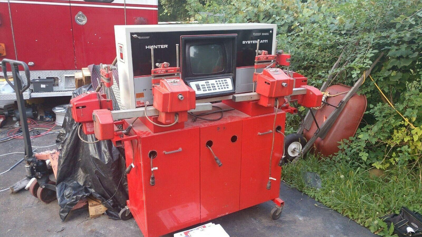Hunter  80'S Alignment machine 4 WHEEL Corvette Chevelle Camaro Nova LOT