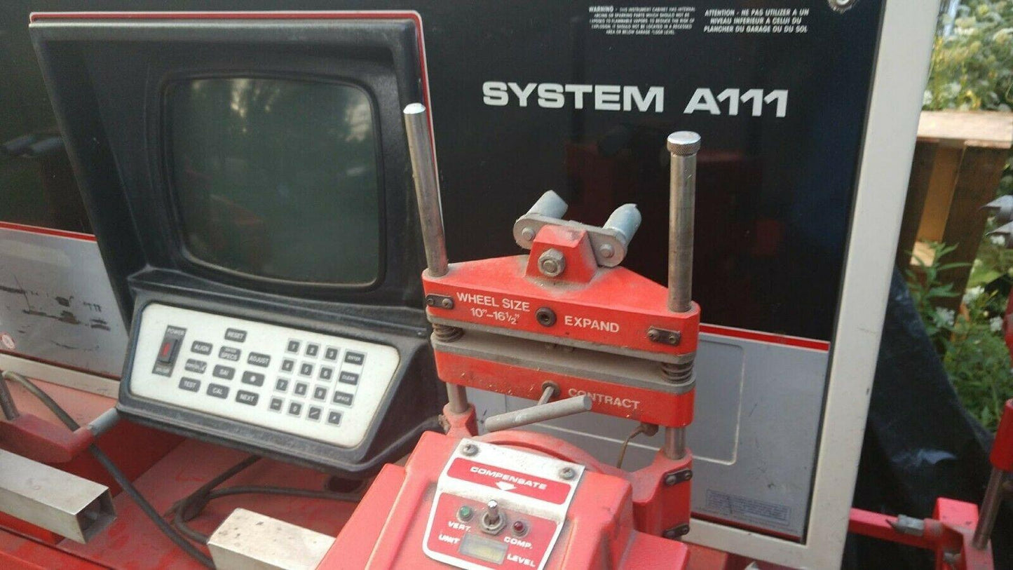 Hunter  80'S Alignment machine 4 WHEEL Corvette Chevelle Camaro Nova LOT