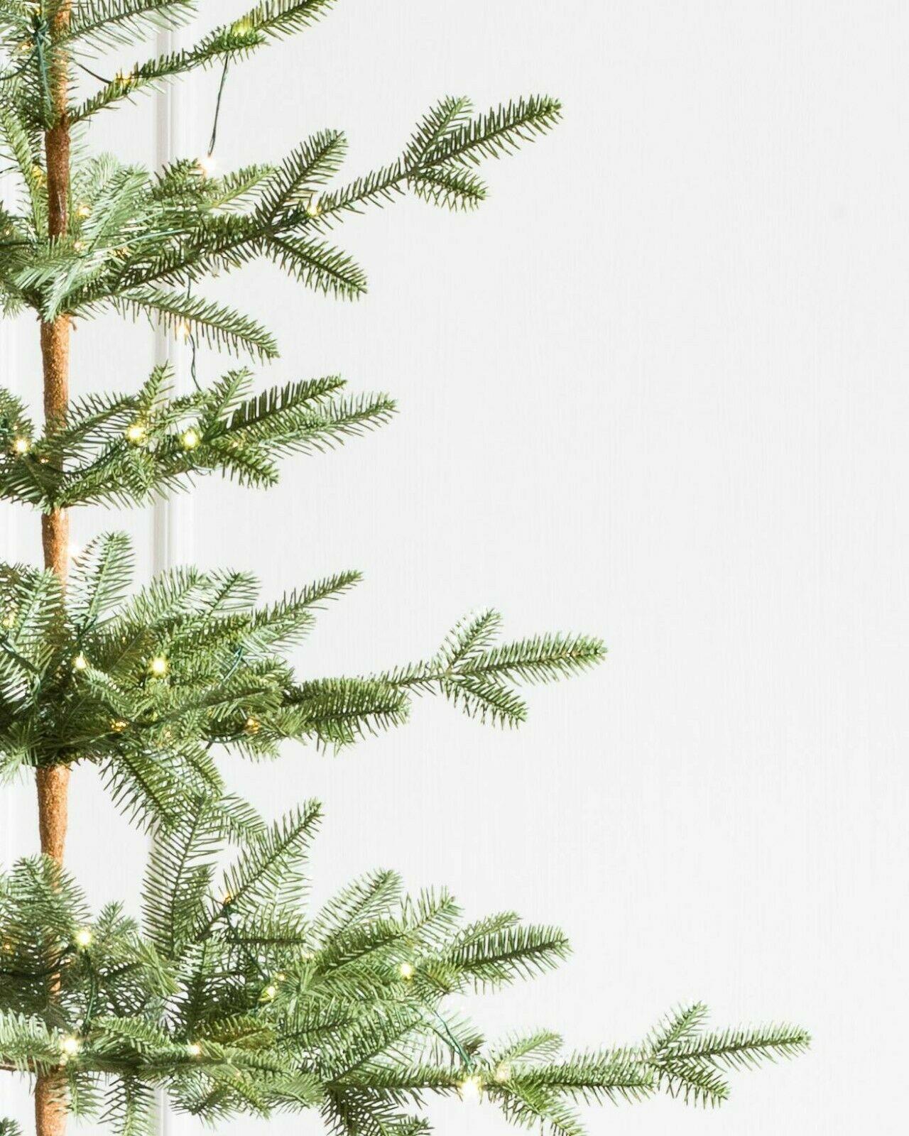 Balsam Hill Alpine Balsam Fir Tree Clear LED Fairy Lights Christmas Decor