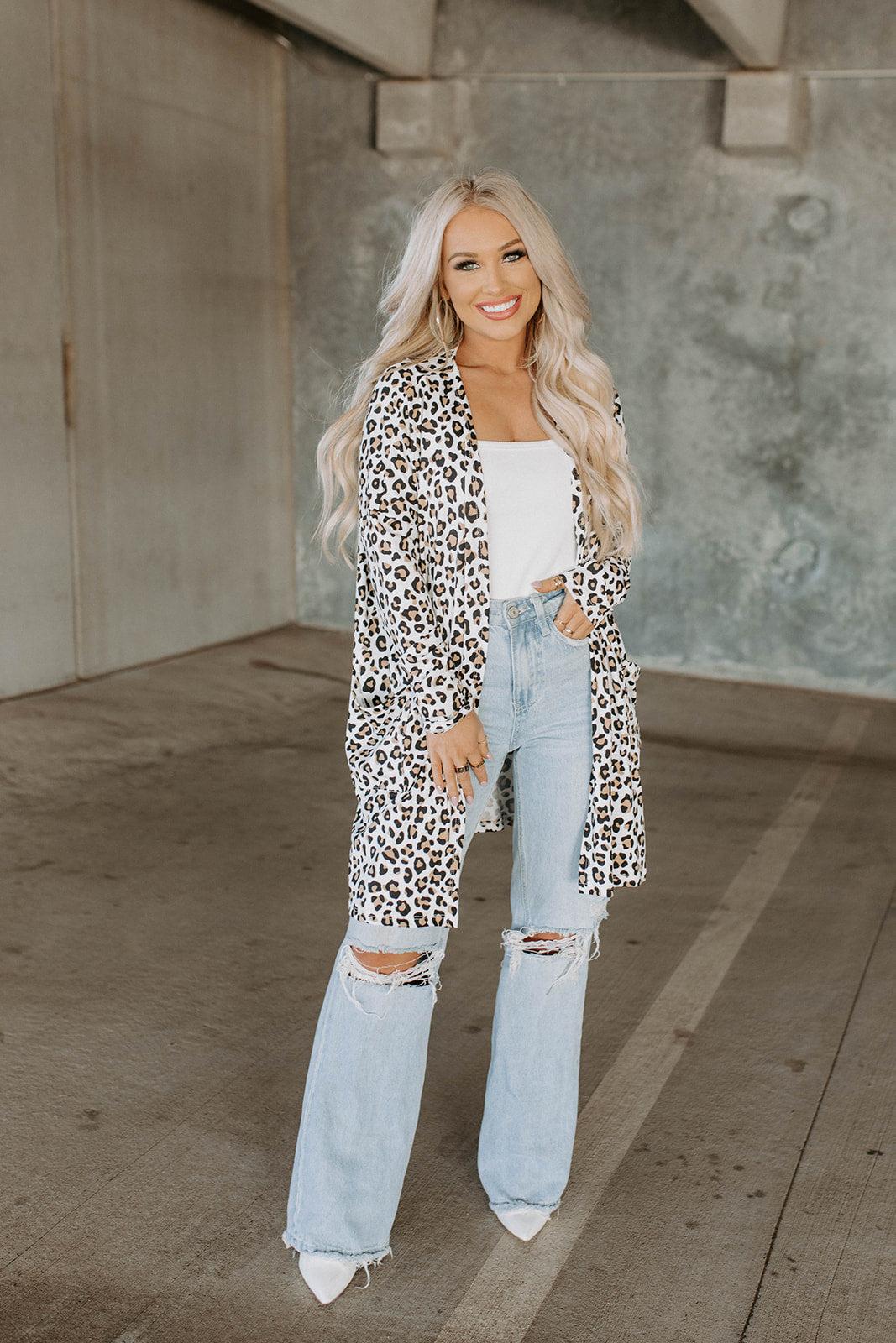 long pocket cardigan